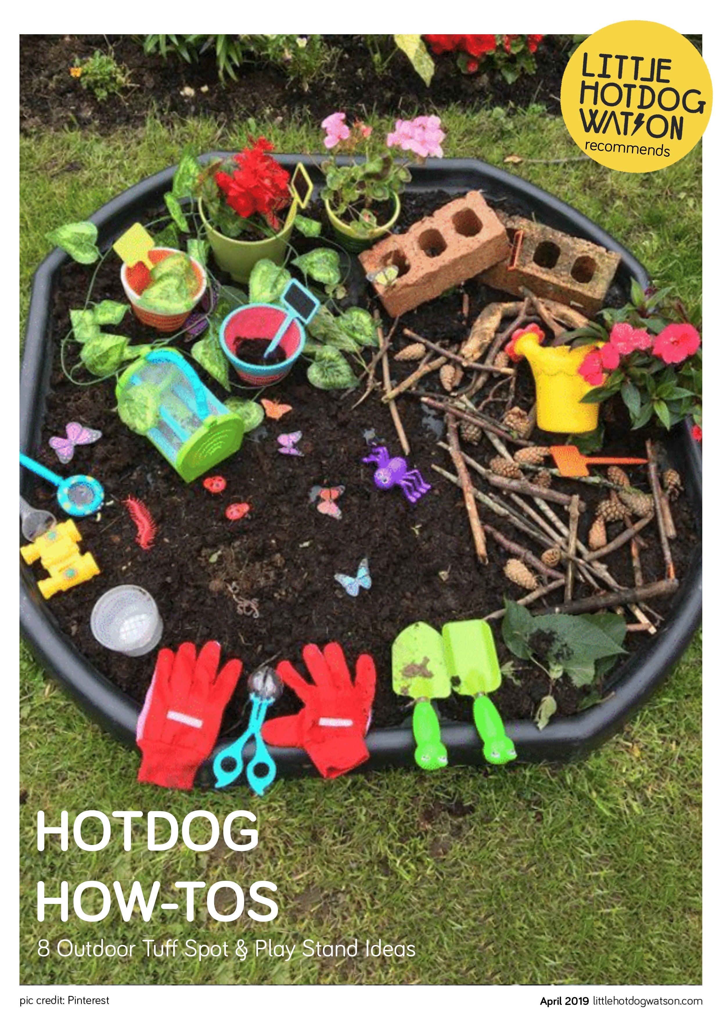 8 Outdoor Tuff Spot & Play Stand Ideas – Little Hotdog Watson