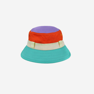 Kids sun bucket hat in multi colour