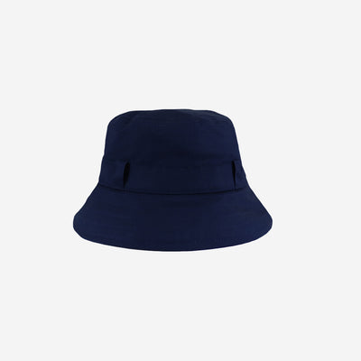 Kids navy sun bucket hat