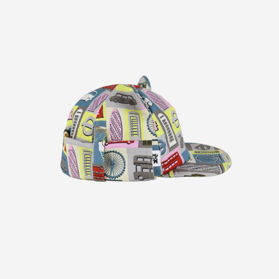 Kids Cub hat with neck flap: London Brights