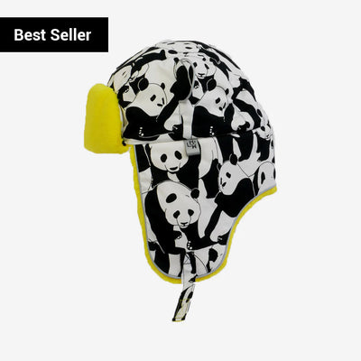 Kids Arctic Cub Hat: Panda Pop Yellow