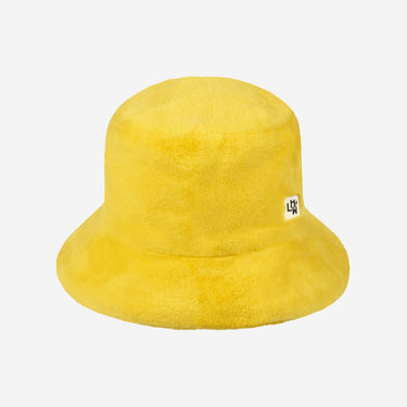 Adult Fur Bucket Hat: Yellow (Image #1)