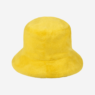 Fur Bucket Hat: Yellow (Image #2)