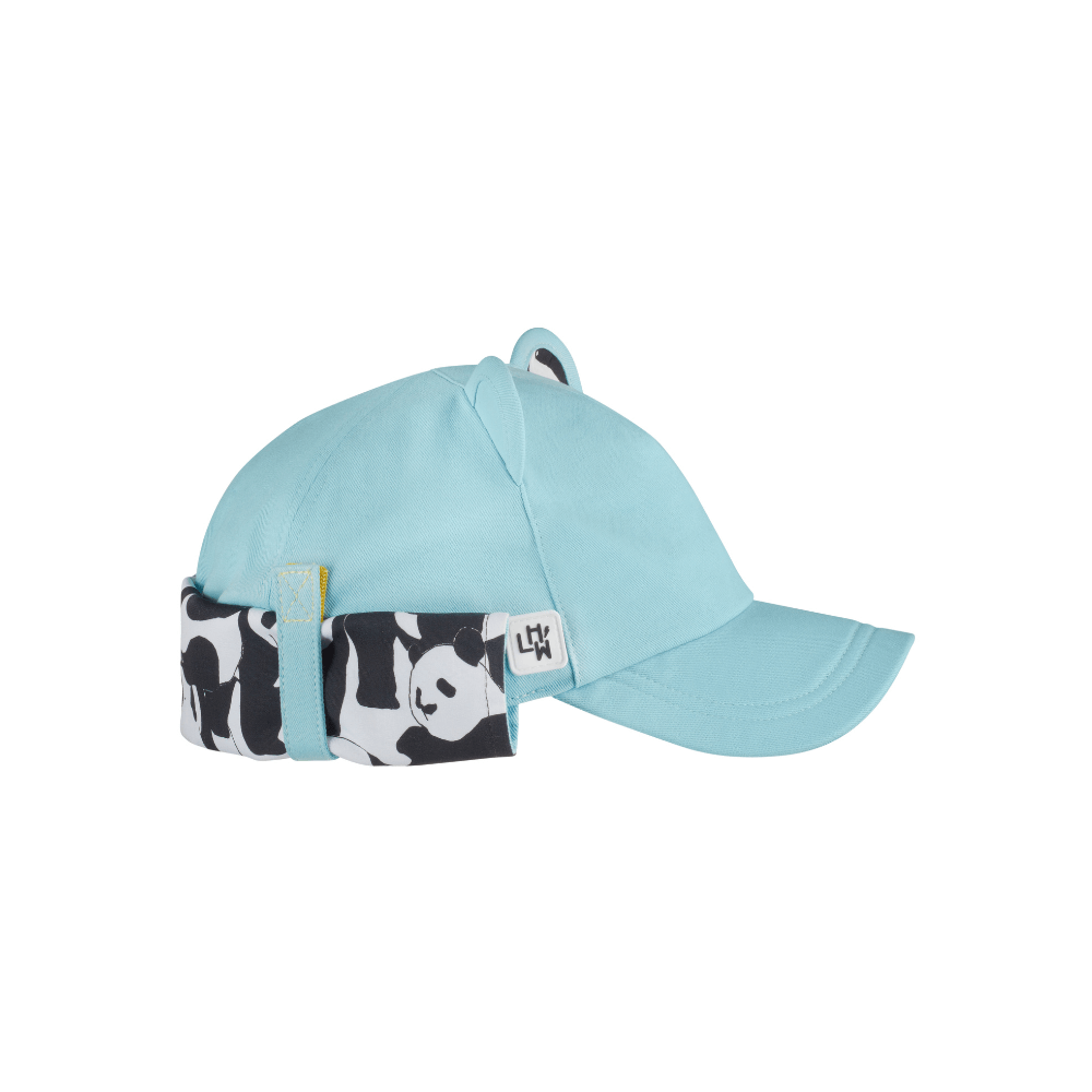Kids Cub hat with neck flap: Pale Blue (Image #1)