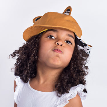 Kids cinnamon colour baseball hat (Image #8)