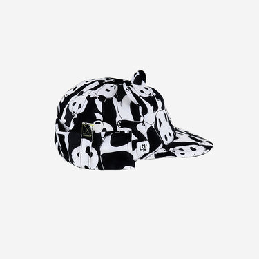 Kids panda print sun hat side (Image #1)