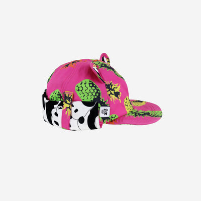 Kids Cub hat with neck flap: Pineapple Punch