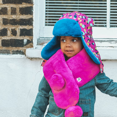 Kids Arctic Cub Hat: Pinkkin (Image #6)