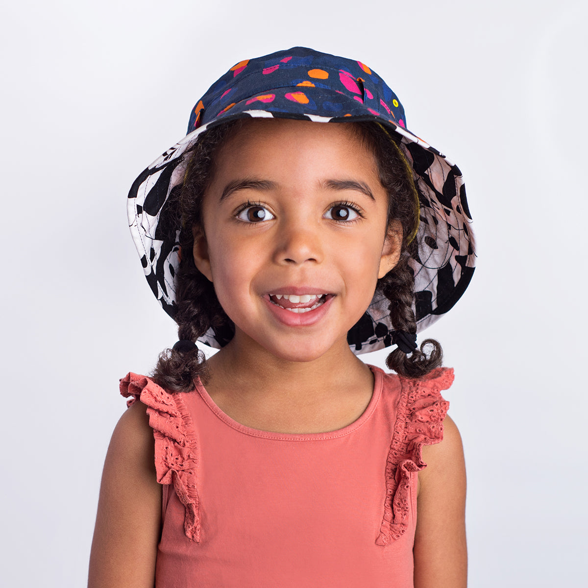 Cool Kids UV Protection Navy Bucket Hat – Little Hotdog Watson