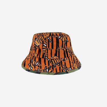 Kids tiger print sun bucket hat (Image #1)