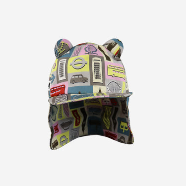 Kids Cub hat with neck flap: London Brights (Image #4)