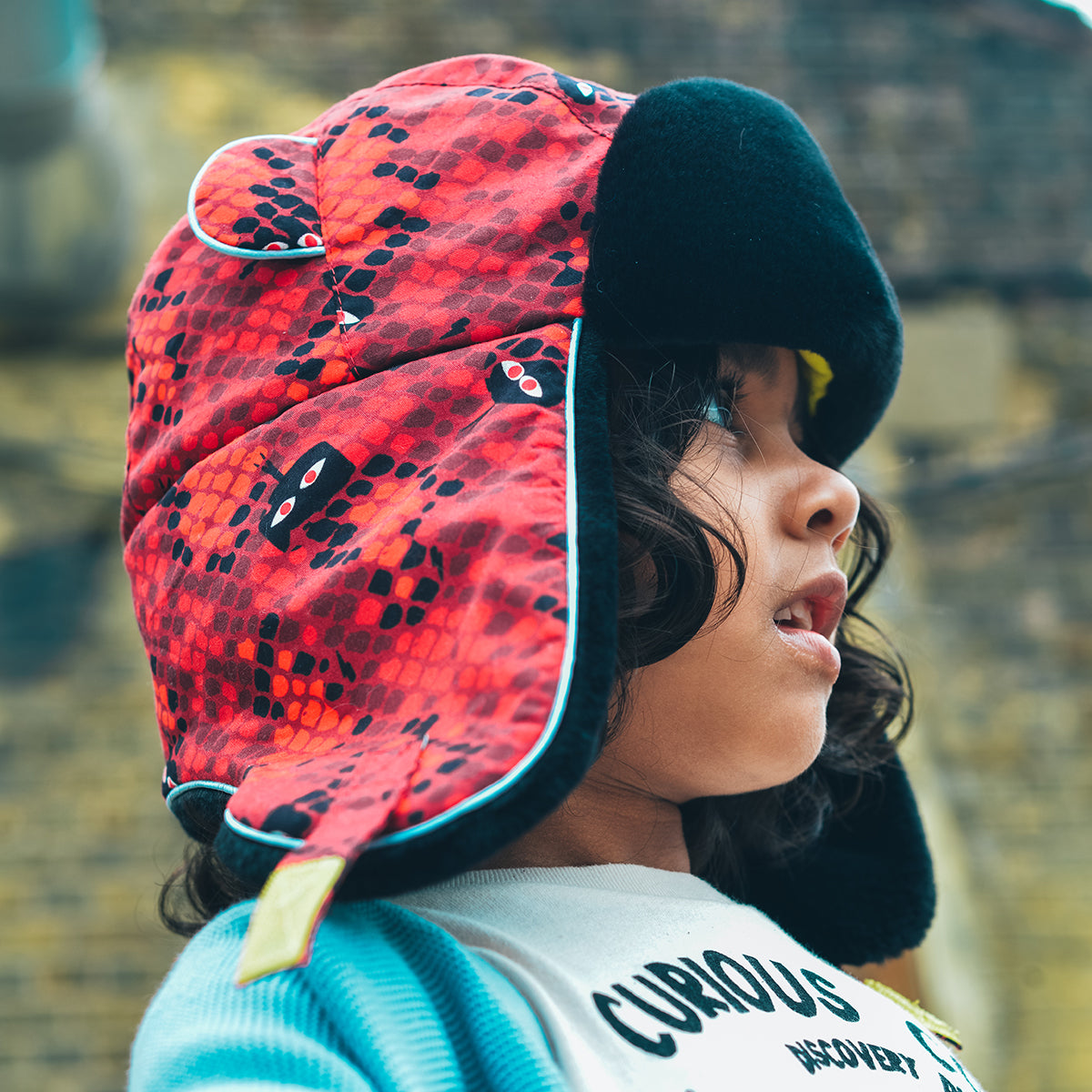 Cool Kids Red Winter Trapper Hat With Faux Fur LITTLE HOTDOG