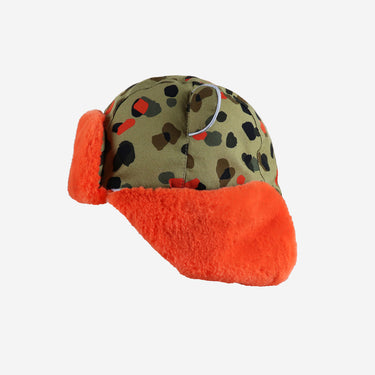Arctic cub winter hat in leopard neutral print (Image #3)