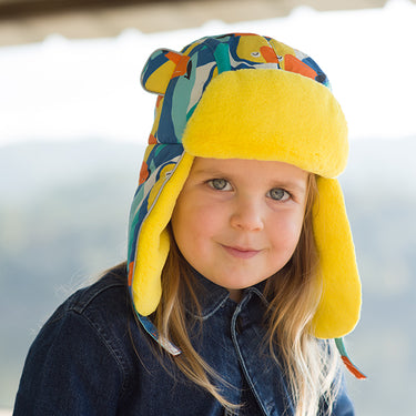 kid wearing a toucan print hat from Little Hotdog Watson (Image #10)