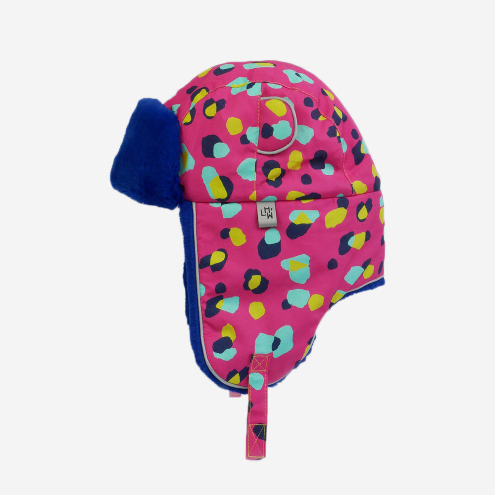 Kids Winter Trapper Hat in Hot Pink Leopard Print – Little Hotdog Watson