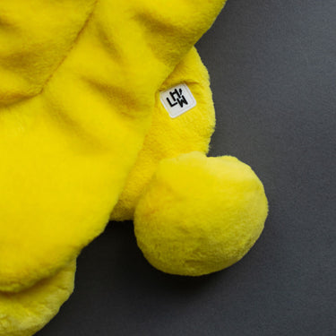 yellow fur kids scarf from Little Hotdog Watson (Image #4)